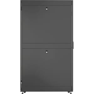 Vertiv VR Rack - 42U Server Rack Enclosure| 600x1100mm| 19-inch Cabinet (VR3100) - 2000x600x1100mm (HxWxD)| 77% perforated