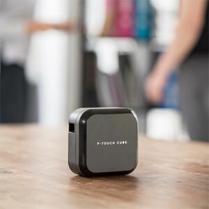 P-touch Cube Plus PT-P710BT Thermal Transfer Printer - Monochrome - Label Print - USB - USB Host - Serial - Bluetooth - Ba