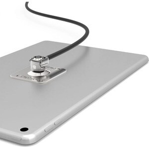 UNIVERSAL SECURITY CABLE LOCK T-BAR W/ SECURITY TRAP SILVER