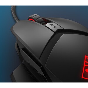 Mouse di gioco HP OMEN - USB - Ottico - 6 Pulsante(i) - Cavo - 16000 dpi - Rotella di scorrimento - Destro