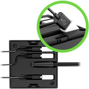 Belkin BOOST↑CHARGE 8-Port Charging Station (USB/AC) - 4 x AC Power, 4 x USB - Surface-mountable - Black