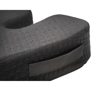 Kensington Premium Seat Cushion - 459.74 mm x 363.22 mm - Gel, Memory Foam Filling - U-shaped - Comfortable, Ergonomic Des