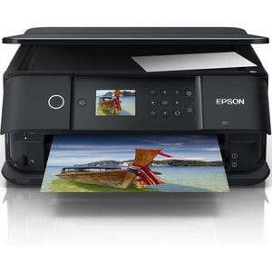 Impresora de inyección de tinta multifunción Epson Expression Premium XP-6100 - Color - Negro - Copiadora/Impresora/Escáne