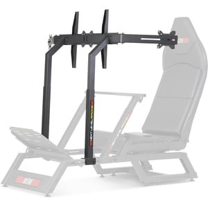 Next Level Racing Simulator Cockpit Mount for Monitor - Matte Black - Height Adjustable - 3 Display(s) Supported - 68.6 cm