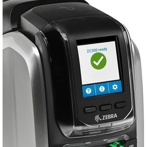 Zebra ZC300 Double Sided Desktop Dye Sublimation/Thermal Transfer Printer - Color - Card Print - USB - 7.8 Second Mono - 2