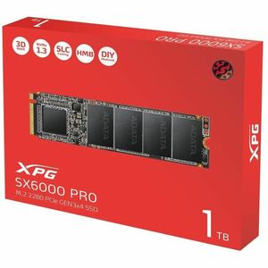 XPG SX6000 Pro ASX6000PNP-1TT-C 1 TB Solid State Drive - M.2 2280 Internal - PCI Express (PCI Express 3.0 x4) - 600 TB TBW