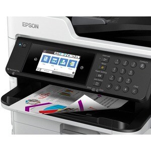 Epson WorkForce Pro WF-C579R Wireless Inkjet Multifunction Printer - Color - Copier/Fax/Printer/Scanner - 34 ppm Mono/34 p