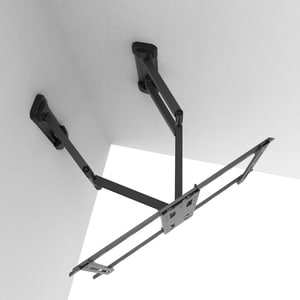 Kanto PDC650 Ceiling Mount for Flat Panel Display - Black - 1 Display(s) Supported - 70" Screen Support - 125 lb Load Capa