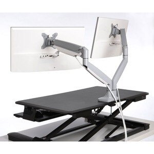 Kensington SmartFit Mounting Arm for Monitor - Silver Gray - 2 Display(s) Supported - 32" Screen Support - 39.60 lb Load C