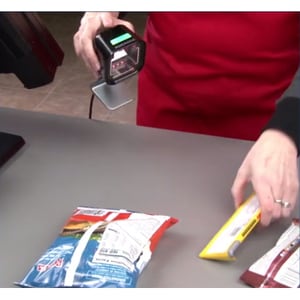 Magellan 1500i - Lector de códigos de barras - Cableado - Magellan 1500i, Black, Std Configuration, 2D, Tilting Soporte, N