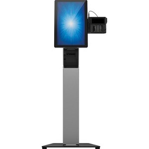 Elo Wallaby Self-Service Countertop Stand - Up to 22" Screen Support - Black, Silver