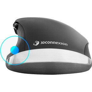 Souris Optique 3Dconnexion CadMouse - Bluetooth/Radio Fréquence - USB - 7 Bouton(s) - 5 Boutons programmables - Câble/sans