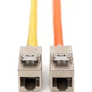 DIGITUS Professional Network Connector - 24 - 1 x 8-pin RJ-45 Network Female - Shielding - Silver