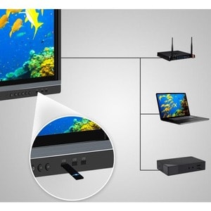 ViewSonic IFP9850 All-in-One Computer - ARM - 3 GB - 16 GB Flash Memory Capacity - 98" 4K UHD Touchscreen - Desktop - 3840