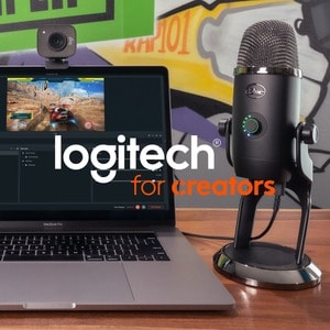 Logitech Webcam - 2.1 Megapixel - 60 fps - Graphite - USB - Retail - 1920 x 1080 Video - Auto-focus - Microphone - Monitor