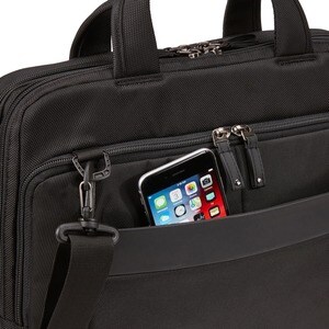 Case Logic NOTIBT-114 Carrying Case (Briefcase) for 14" Notebook - Black - Impact Resistant - Nylon Body - Checkpoint Frie