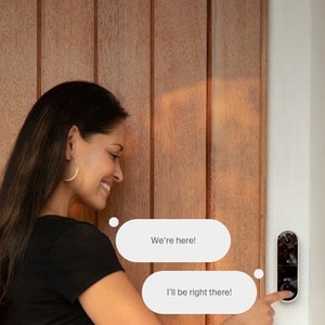 Arlo Essential Wired Video Doorbell, White - AVD1001 - Arlo Essential Wired Video Doorbell - HD Video, 180° View, Night Vi