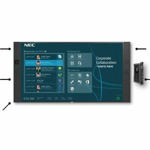 Sharp NEC Display InfinityBoard IB864Q-2.1 Collaboration Display - LCD - InGlass - Touchscreen - 3840 x 2160 - Edge LED - 