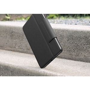 Logitech Rugged Folio Keyboard/Cover Case (Folio) for 25.9 cm (10.2") Apple iPad (7th Generation) Tablet - Graphite - Drop