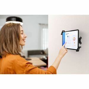 CTA Digital Security VESA and Wall Mount for 7-14 Inch Tablets, including the iPad 10.2-Inch (7th/ 8th/ 9th Gen.), Black -