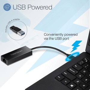 Carte Gigabit Ethernet pour Portable - TRENDnet TUC-ET2G - 2.5GBase-T - Nouveau - Portable - USB 3.1 (Gen 2) Type C - 1 Po