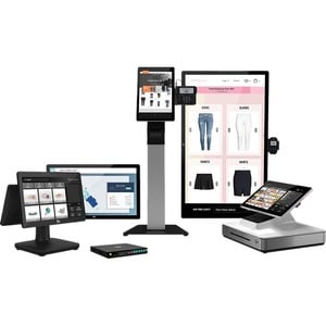 Elo EloPOS Pack POS Terminal - Celeron 2,90 GHz - 4 GB DDR4 SDRAM 128 GB M.2/SATA UHD Graphics 630 - Wireless LAN Gigabit-