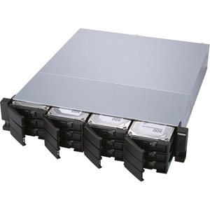 QNAP Laufwerksgehäuse SATA/600 - 2U Rackmount - 12 x HDD unterstützt - 12 x Gesamtschacht