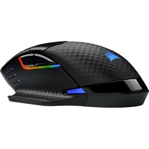 Corsair DARK CORE RGB Gaming Mouse - Optical - Cable/Wireless - Bluetooth - Black - 1 - USB 2.0 Type A - 18000 dpi - Scrol