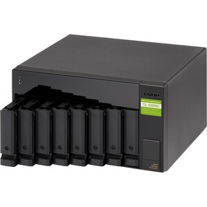 Box esterno per unità disco QNAP - USB 3.1 (Gen 2) tipo C Host Interface Desktop - 8 x Disco rigido supportato - 8 x Allog