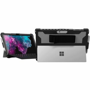 Extreme Shell for Microsoft Surface Pro 5/6/7 12.3" Open Kickstand Design (Black) - For Microsoft Surface Pro (5th Gen), S