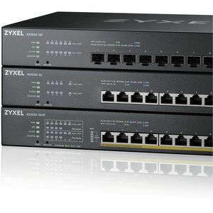 ZYXEL XS1930-10 8-Port 10G Multi-Gigabit L3 Smart Nebula Cloud Managed Switch with 2 10G SFP+ Uplinks - 8 Ports - 10G Mult