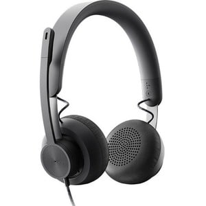 Logitech Zone Wired Over-the-head Stereo Headset - Binaural - Circumaural - 32 Ohm - 20 Hz to 16 kHz - 190 cm Cable - Uni-