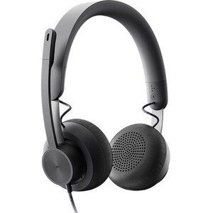 Logitech Zone Wired Teams Over-the-head Stereo Headset - Binaural - Circumaural - 32 Ohm - 20 Hz to 16 kHz - 190 cm Cable 