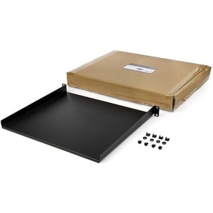 StarTech.com 1U Server Rack Cabinet Shelf - Fixed 16" Deep Cantilever Rackmount Tray for 19" Data/AV/Network Enclosure w/c