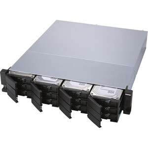 QNAP Invólucro de disco SATA/600 - 2U Montável sobre rack - 12 x HDD suportado - 12 x Total Bay
