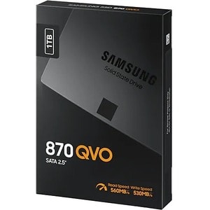 Samsung 870 QVO MZ-77Q1T0BW 1 TB Solid State Drive - 2.5" Internal - SATA (SATA/600)