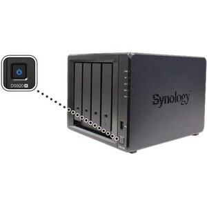 Synology DiskStation DS920+ 4 x Gesamtzahl Einschübe SAN/NAS-Speichersystem Celeron J4125 Quad-Core 2 GHz - 4 GB RAM - DDR