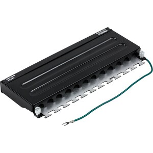 12-port Cat6a Shielded Wall Mount Patch Panel