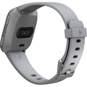Fitbit Versa Smart Watch - Rectangular Case Shape - 24.08 mm Case Height - 24.08 mm Case Width - Grey Body Color - Alumini