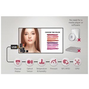 LG 65UL3G-B 165.1 cm (65") LCD Digital Signage Display - 3840 x 2160 - LED - 400 cd/m² - 2160p - USB - HDMI - Serial - Wir