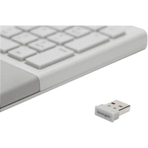 Kensington Pro Fit Ergo Wireless Keyboard and Mouse-Gray - USB Wireless Bluetooth/RF - USB Wireless Bluetooth/RF - Retail