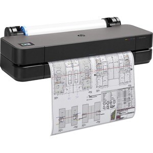 HP Designjet T250 Tintenstrahl-Großformatdrucker - 610 mm (24,02 Zoll) Druckbreite - Farbe - 4 Farbe(n) - 30 s Farbdruck-G