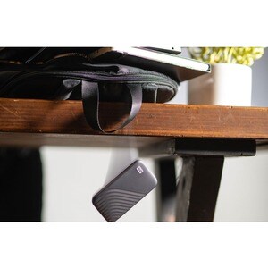 WD My Passport WDBAGF0010BGY-WESN 1 TB Portátil Unidade de estado sólido - Externo - Cinza Espacial - USB 3.2 (Gen 2) Tipo