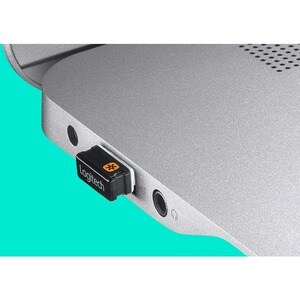 Logitech Marathon M705 Mouse - Radio Frequency - USB - Optical - 7 Button(s) - Charcoal - Wireless - 2.40 GHz - 1000 dpi -