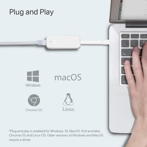 Scheda Gigabit Ethernet per Computer, Mac, Computer portatile, Tablet - TP-Link UE300C - 10/100/1000Base-T - Portatili - U