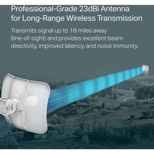 TP-Link CPE710 IEEE 802.11a/n/ac 867 Mbit/s Wireless Bridge - 5 GHz - MIMO Technology - 1 x Network (RJ-45) - Gigabit Ethe