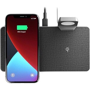 ALOGIC Ultra Power 3-in-1 Wireless Charging Dock for iPhone and Airpods with Apple Watch Charger Mount - 9 V DC Input - 5 