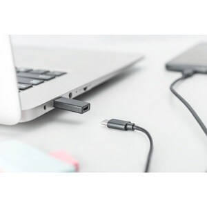 Digitus Datentransferadapter - 1 - Nickel Anschluss - Schwarz