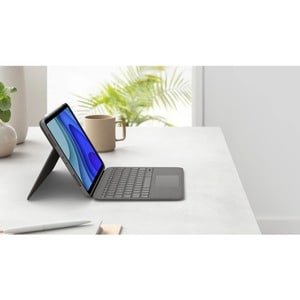 Housse/Clavier Logitech Folio Touch - Folio Style Apple, Logitech iPad Air (4e génération) Tablette - Girs Oxford - Résist