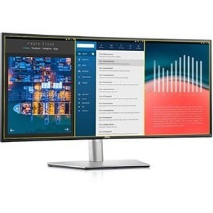Dell UltraSharp U3421WE 86.7 cm (34.1") Curved Screen LCD Monitor - 21:9 - Platinum Silver - 863.60 mm Class - Advanced Hi